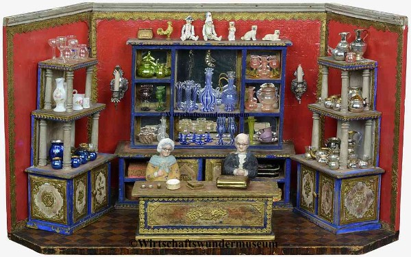 Kaufladen um 1860 Sammlung Ursula Luhr Kaufladen um 1860 Sammlung Ursula Luhr