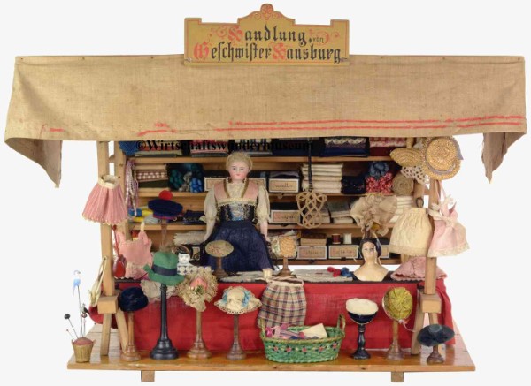 "Handlung von Geschwister Hausburg", Marktstand Sammlung Luhr "Handlung von Geschwister Hausburg", Marktstand Sammlung Luhr
