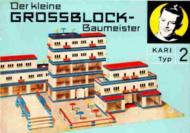 Kari Baukasten Typ 2, "Der kleine Grossblock-Baumeister" Kari Baukasten Typ 2, "Der kleine Grossblock-Baumeister"